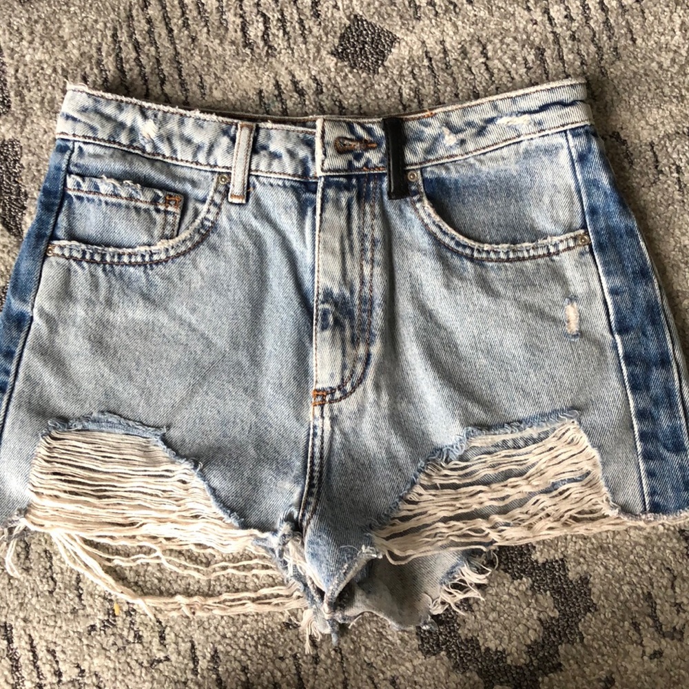 Topshop Australia Moto Cheeky Shorts Aus 10 USA 6
